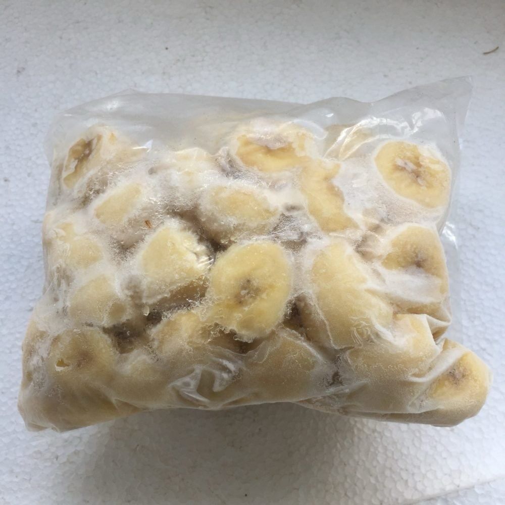 Frozen Ripe Banana Pulp