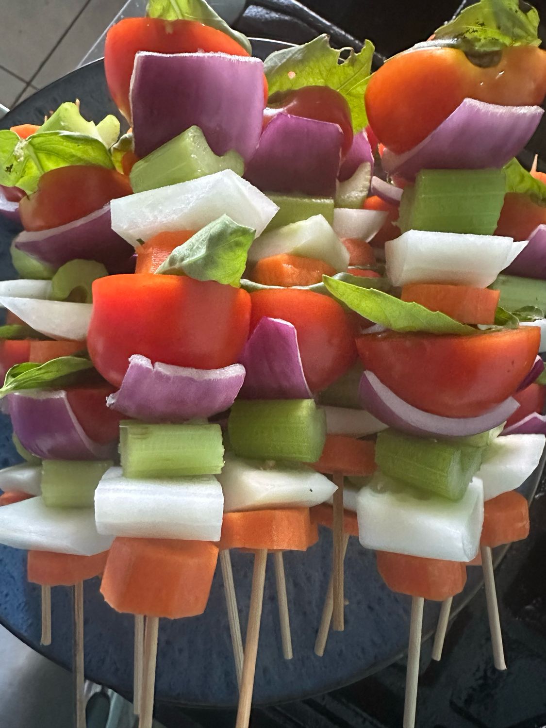 Fresh Veggies Kebab X3