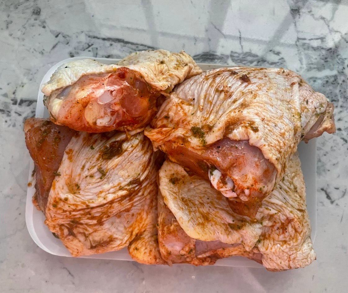Seasoned Chicken Thighs (4)