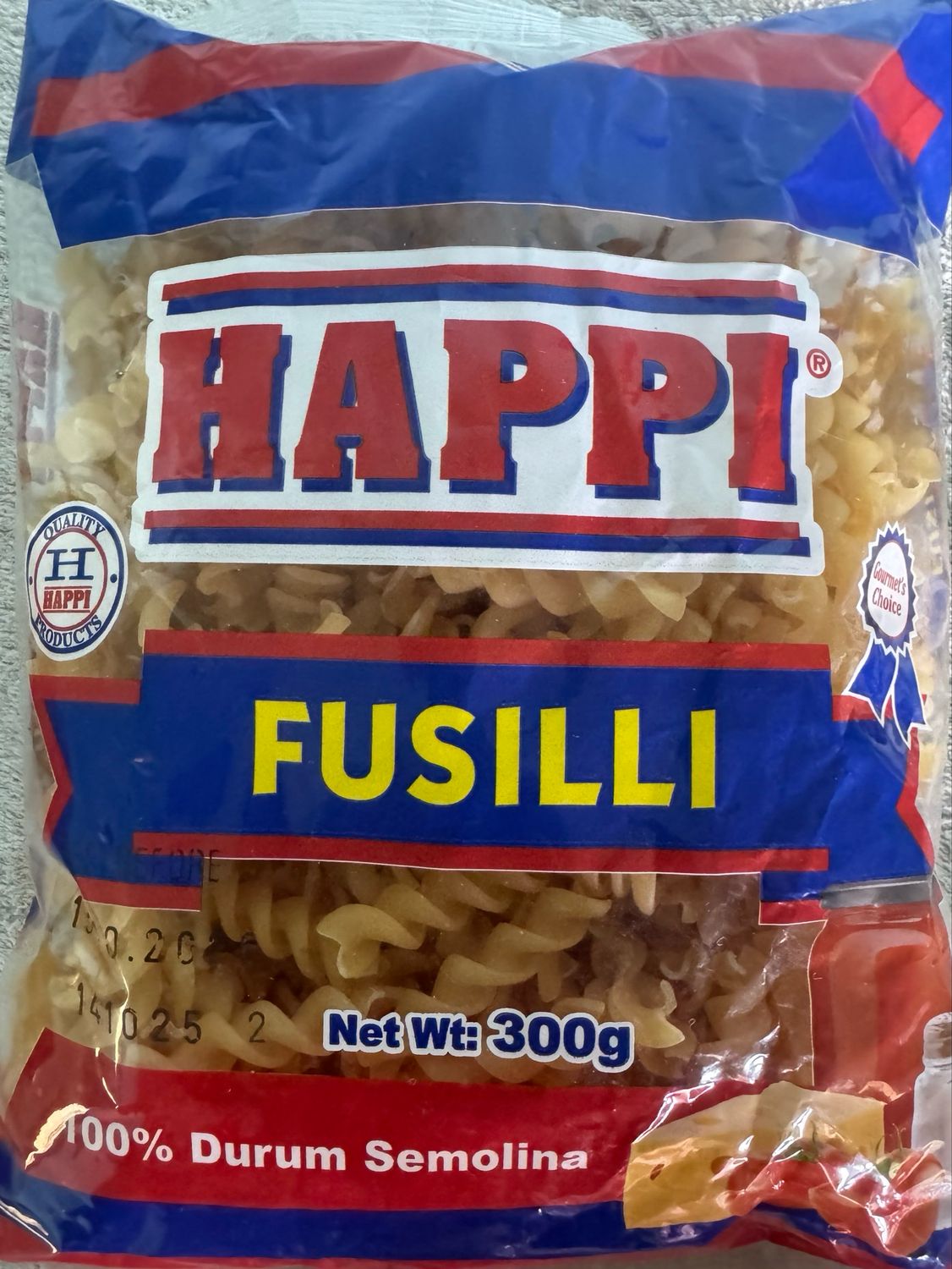 Fusilli Pasta 