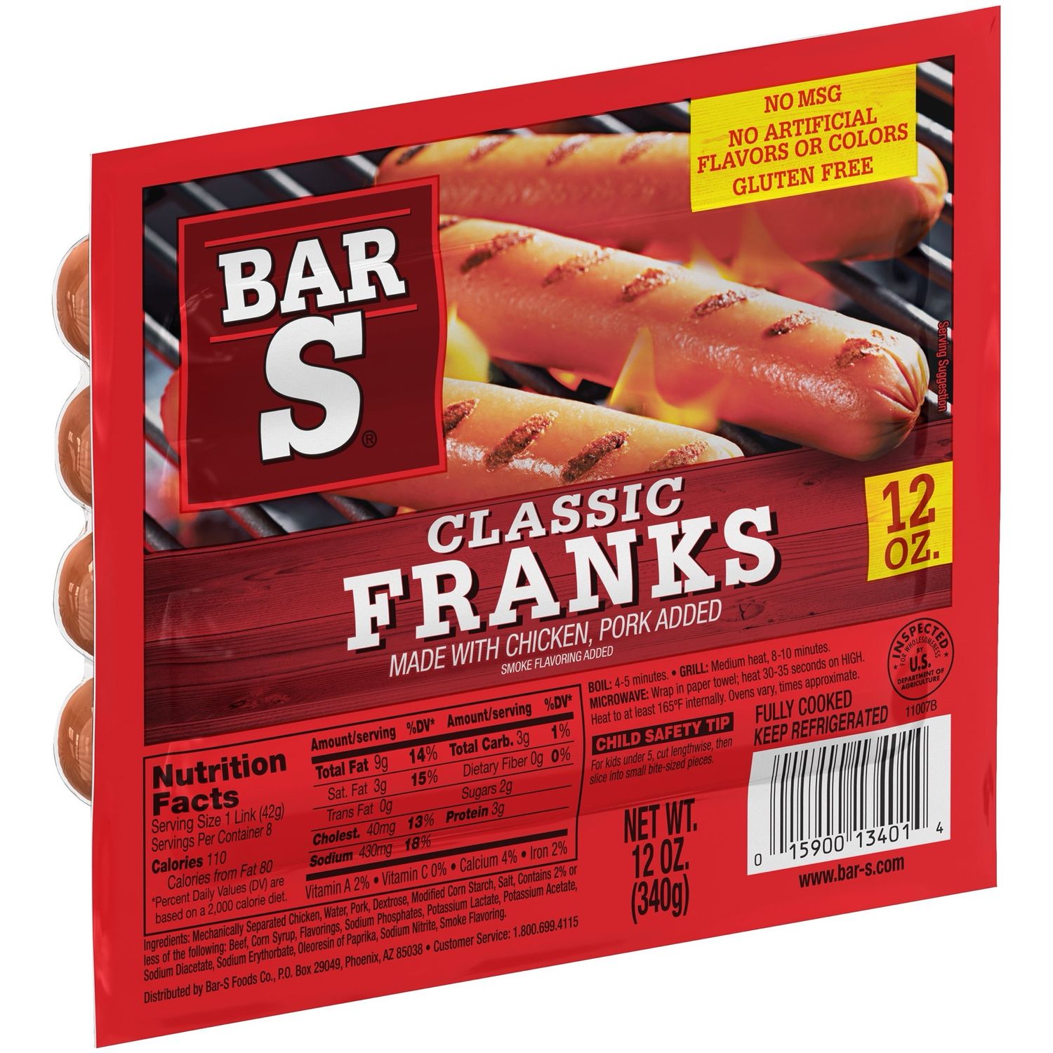 Chicken Franks (hot dogs)
