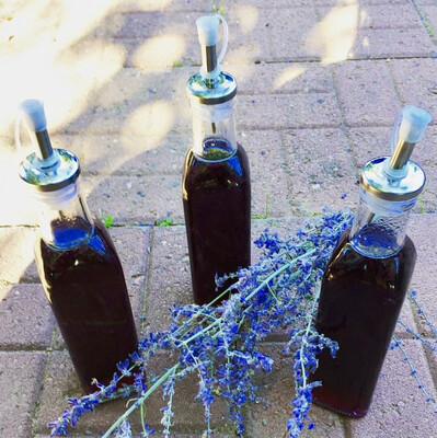 Lavender and Blueberry Syrup