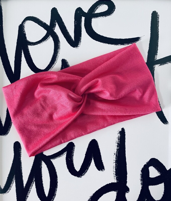 Bubblegum pink twist headband Bubblegum pink twist headband