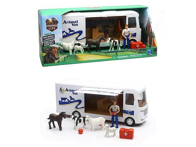 AUTO 1:18 CAMPING "ANIMAL VET" PLAY SET WITH 37646