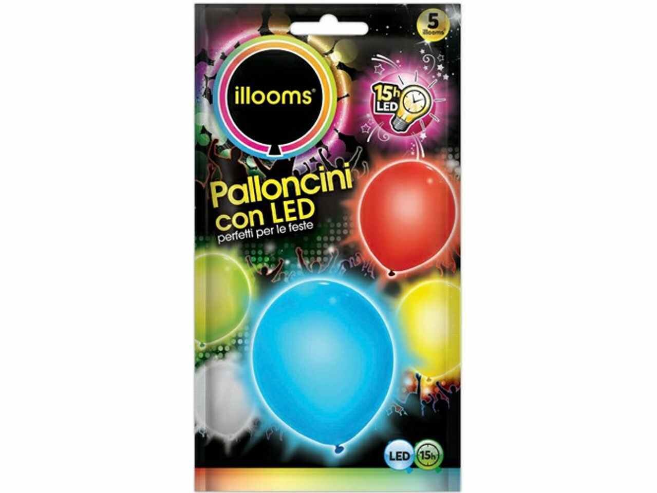 PALLONE LED ASS.5pz ILL010