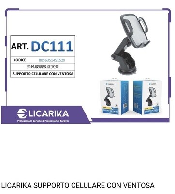 LICARIKA SUPPORTO CELLULARE AUTO DC111