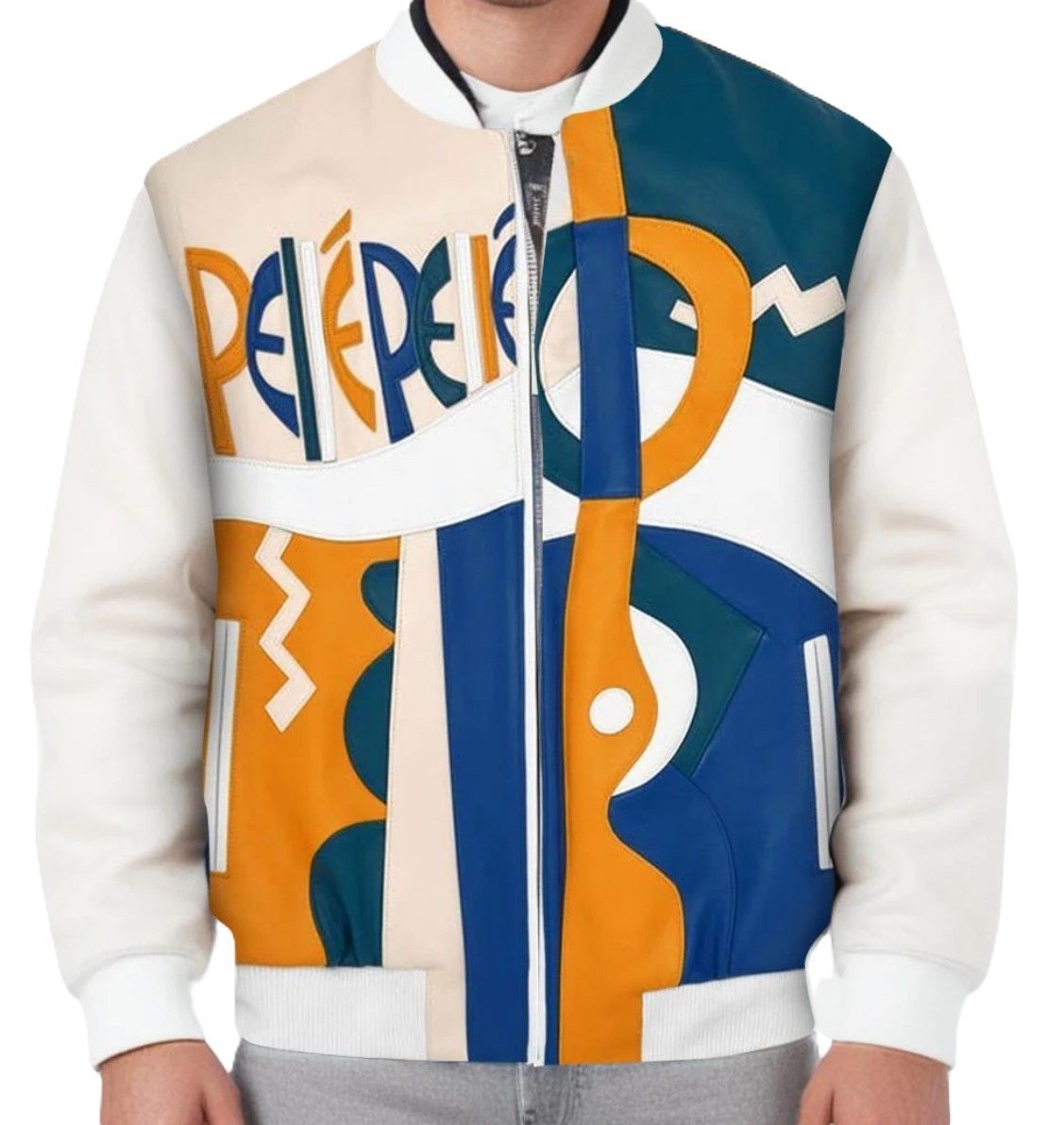 Pelle White Leather Picasso