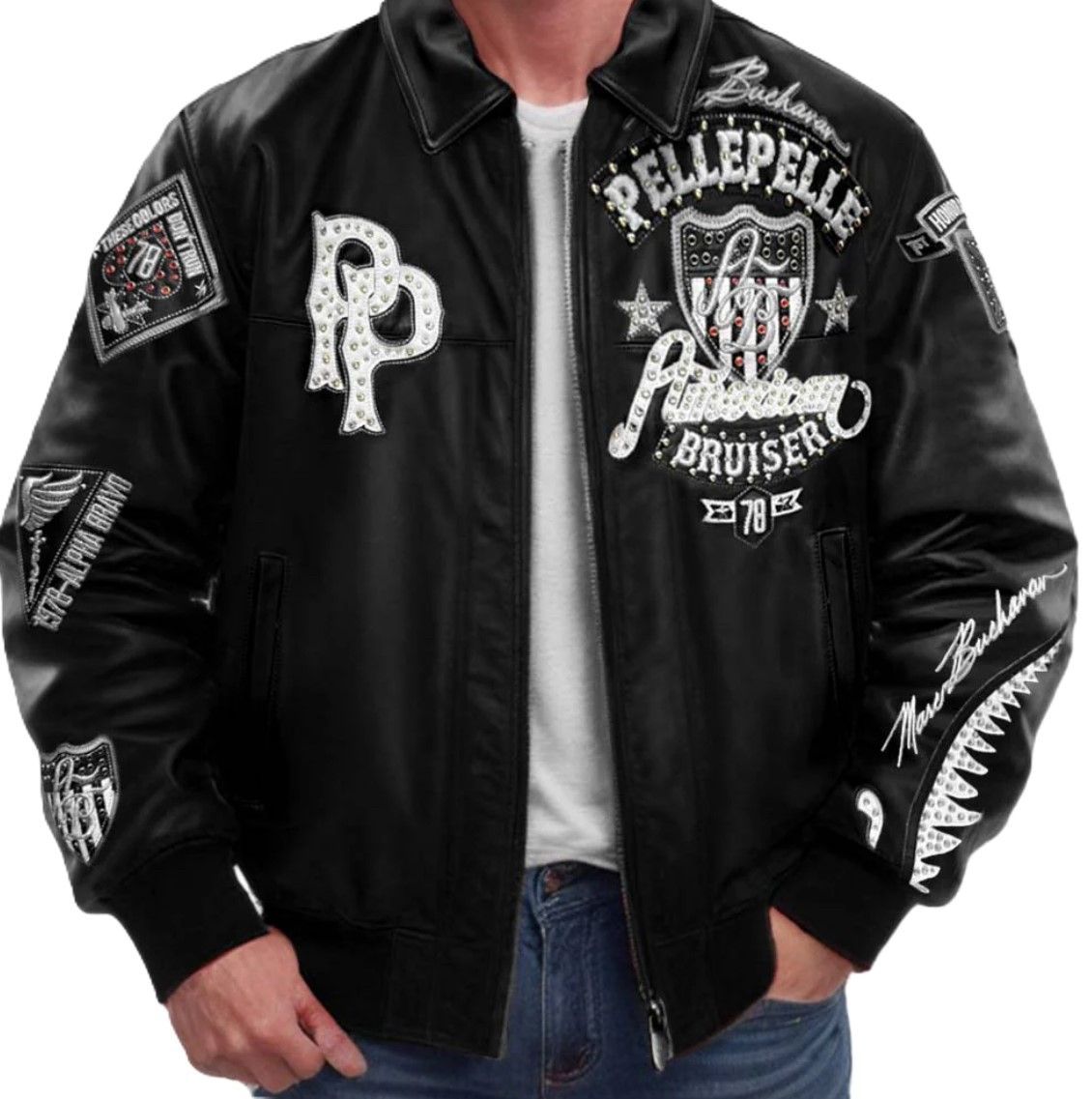 Pelle Pelle American Bruiser - Black Pelle Pelle American Bruiser - Black
