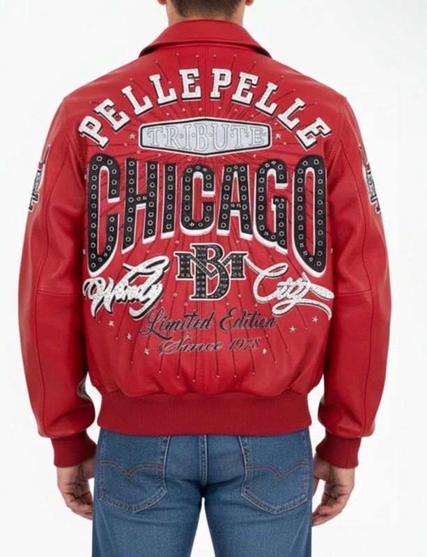 Pelle Pelle Chicago Red Windy City Pelle Pelle Chicago Red Windy City