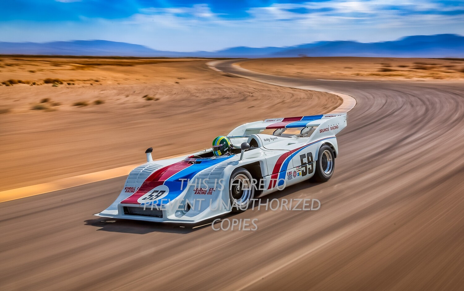 20&quot;x30&quot; aluminum mounted Porsche Brumos 917