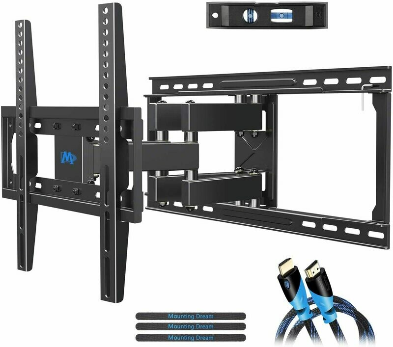 UL Certificated TV Wall Mount Full Motion Swivel TV Mounts for 32-55