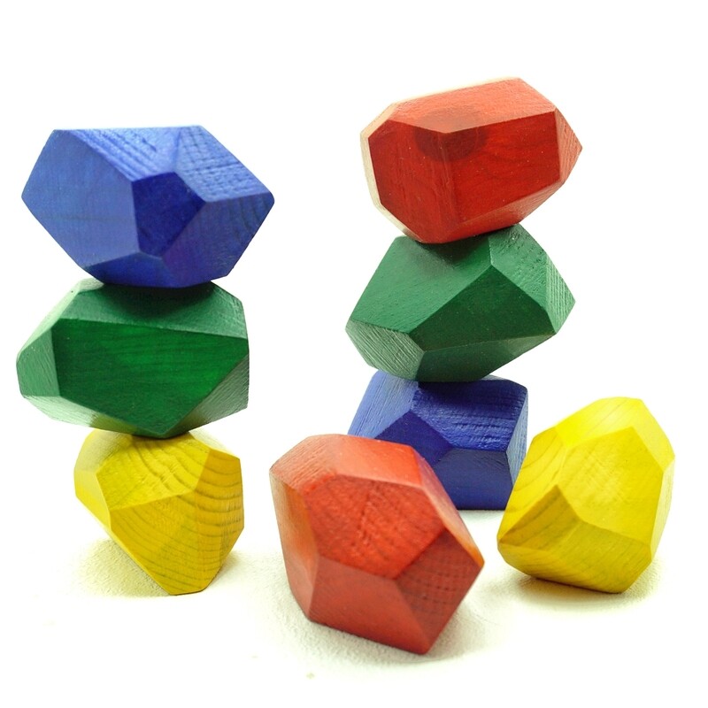 Tumi Ishi balancing stones (painted)