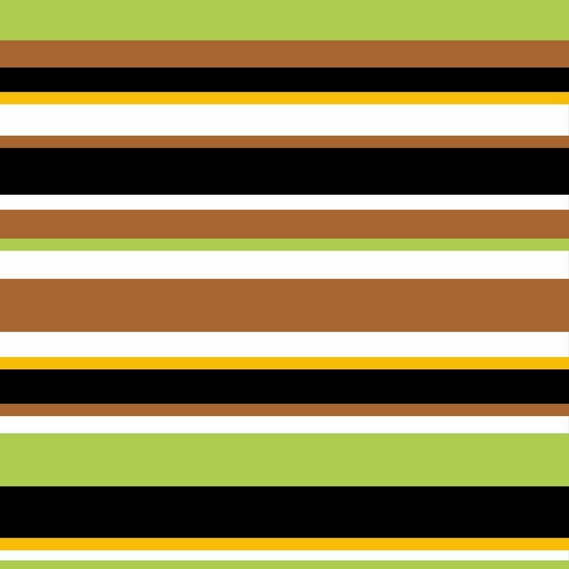 Schaduwdoek, tarp - ontwerp stripes groen 300 x 300 cm.