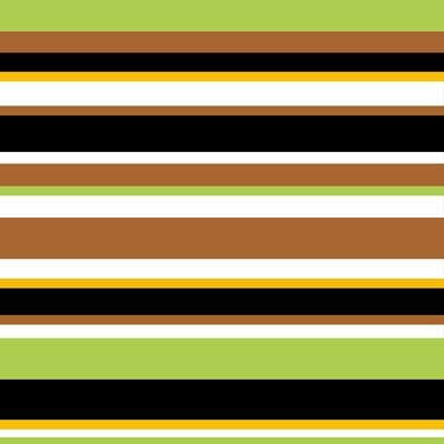 Schaduwdoek, tarp - ontwerp stripes groen 300 x 300 cm.