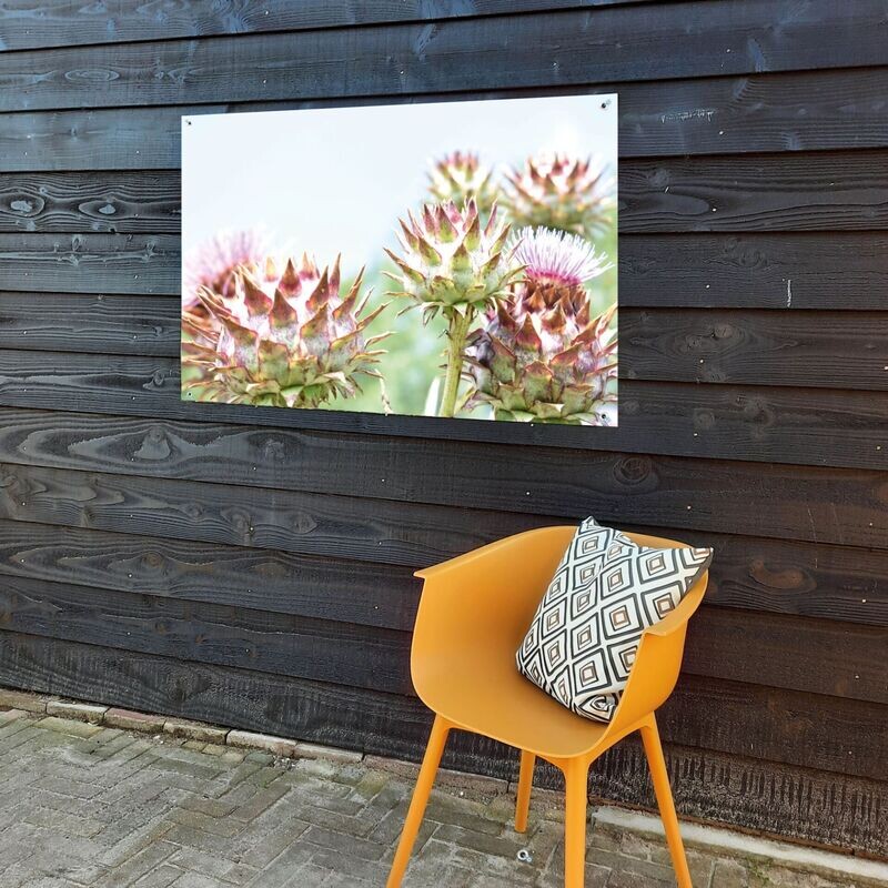 Tuinposter flowers / bloemen 90 x 70 cm.