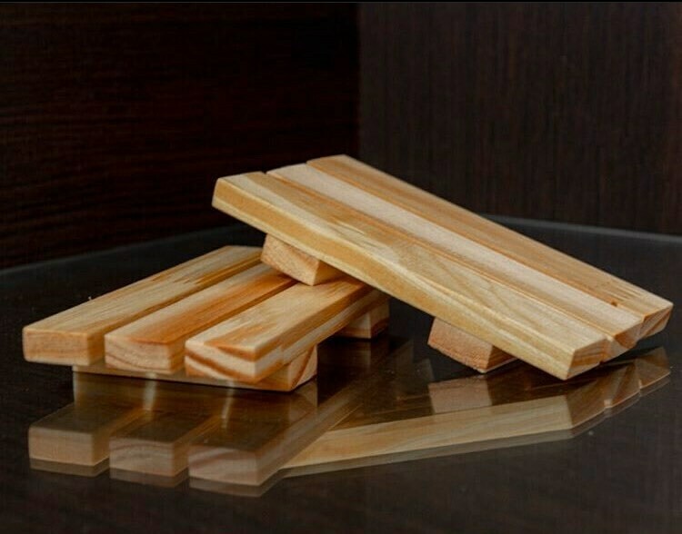Jabonera de madera