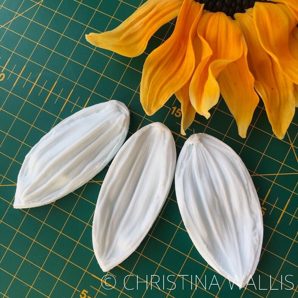 Sunflower Petals, L, 3x VEINER Set + 3 Cutter Set ( Optional)