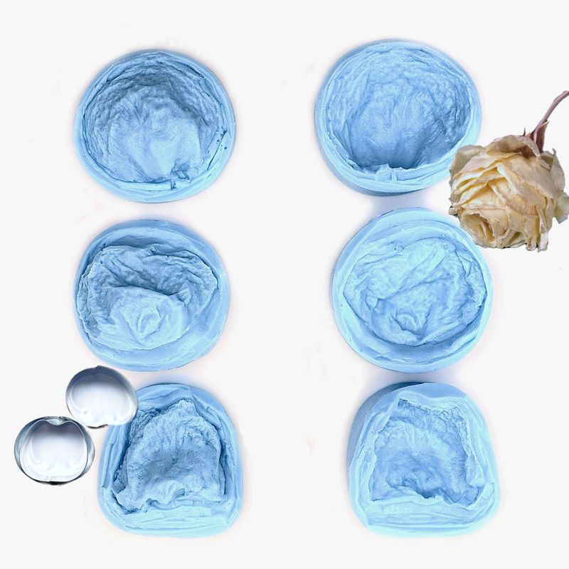 FADED ROSE Set of 3 + 3 x Cutter Set ( Optional)