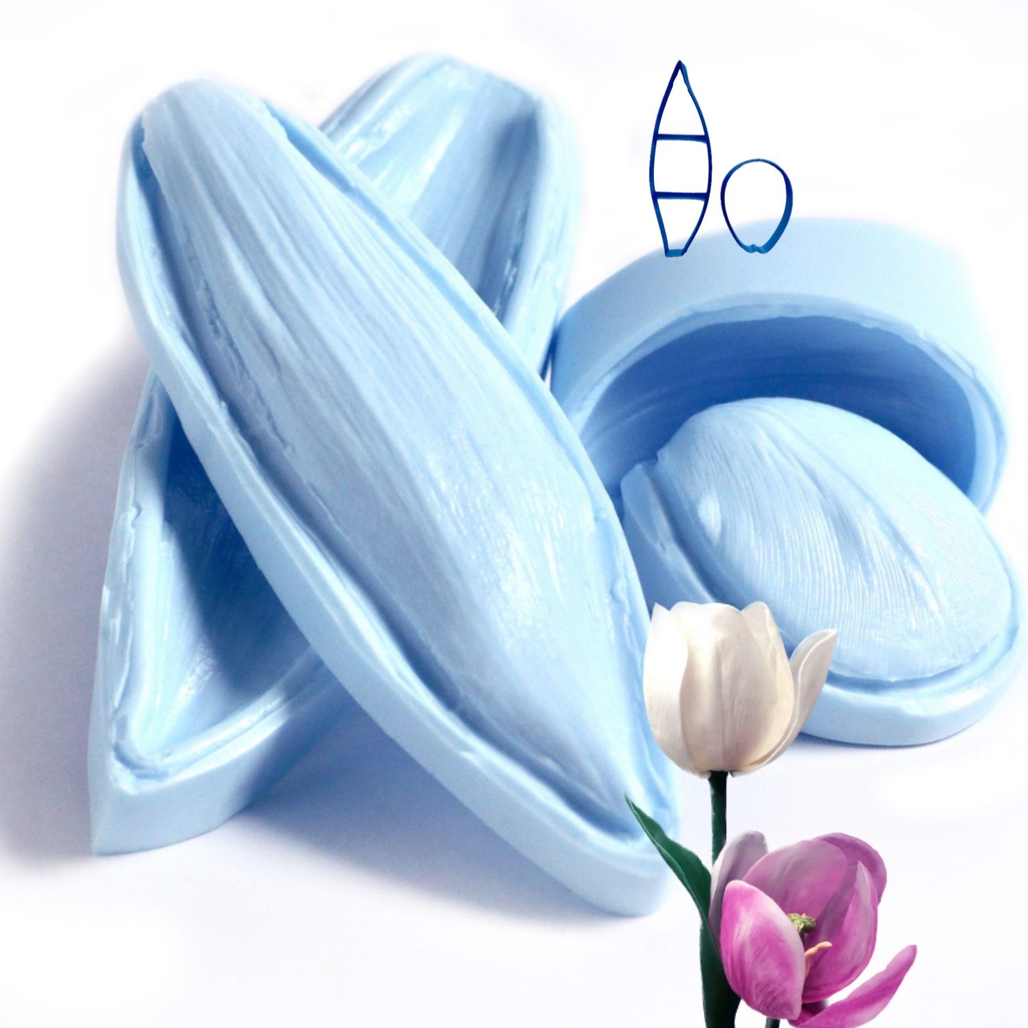 Tulip  Leaf &amp; Petal Veiner VALUE Bundle