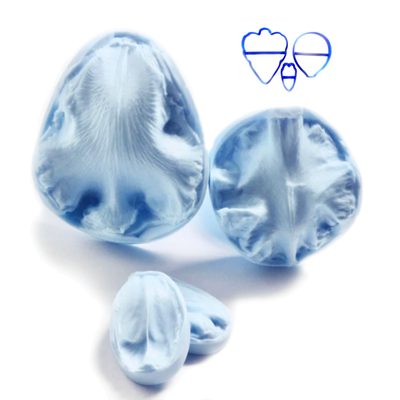 Bearded IRIS Veiner, XL  / s SET of 3  + 3 x Cutter /s ( Optional )