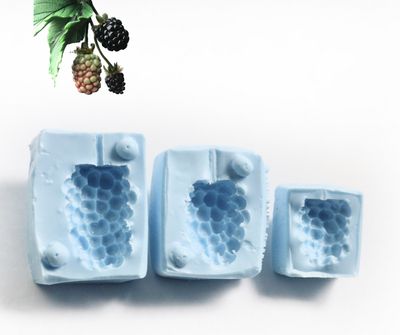 Blackberry Berry Mold XL , 2 Part,  Set of 3