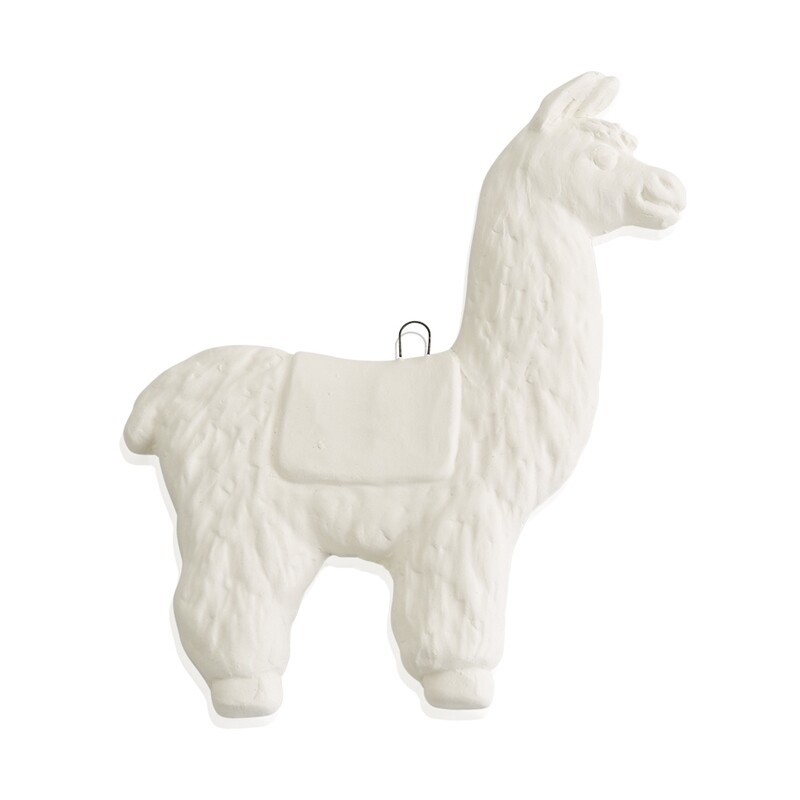 Llama Flat Ornament