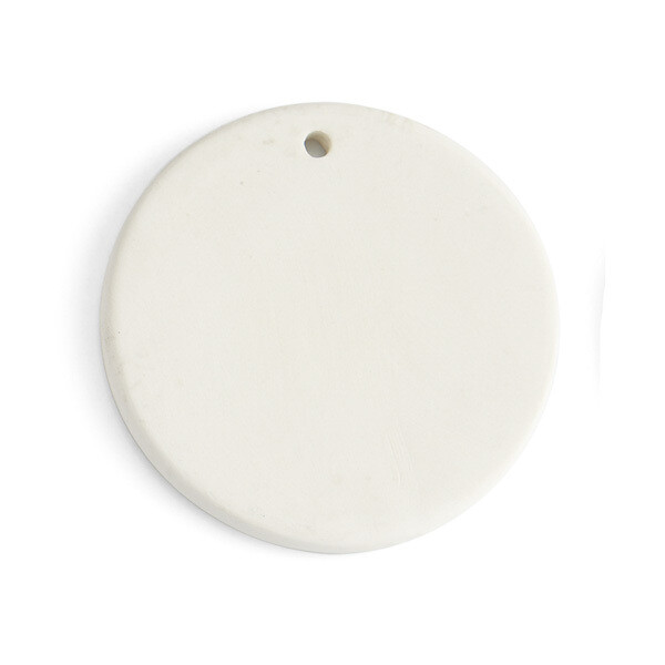 Round Flat Ornament 4"