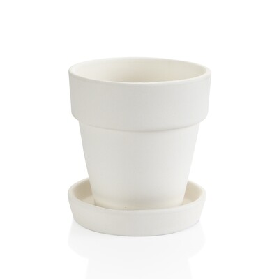 Flower Pot with Saucer (Small)