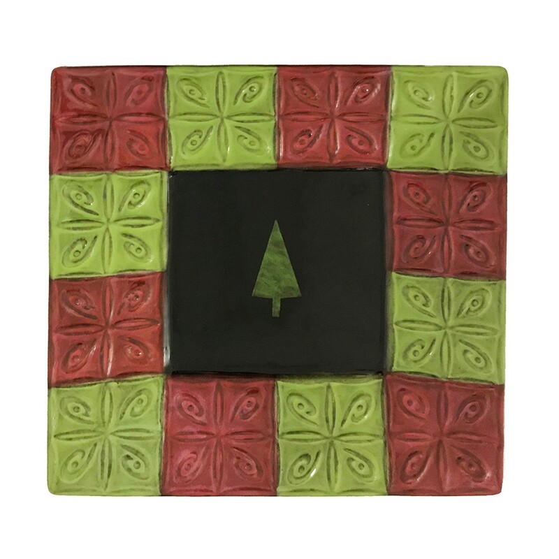 Holiday Tin Ceiling Plate Project