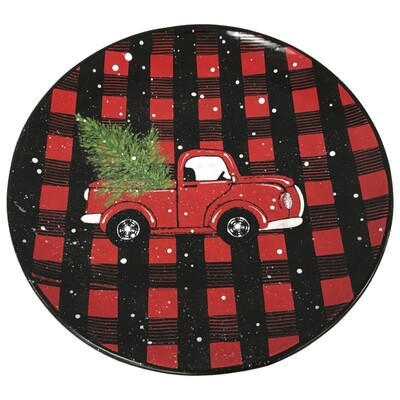 Plaid Holiday Truck Plate Project Kit