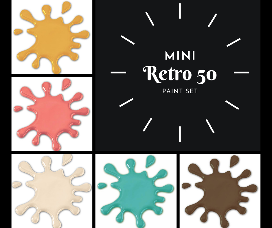 Mini "Retro 50" Paint Set (5 Colors)