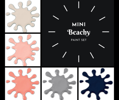 Mini "Beachy" Paint Set (5 Colors)