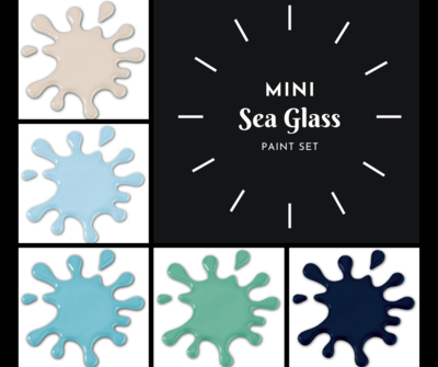 Mini "Sea Glass" Paint Set (5 Colors)