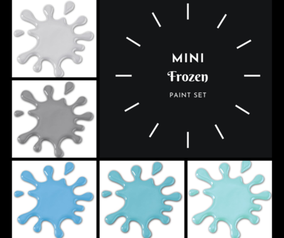 Mini "Frozen" Paint Set (5 Colors)