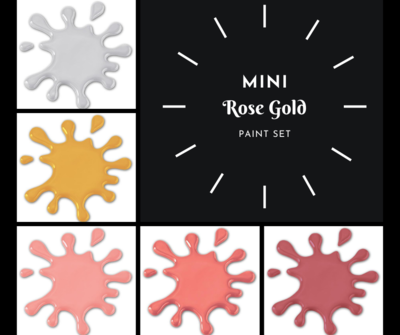Mini "Rose Gold" Paint Set (5 Colors)