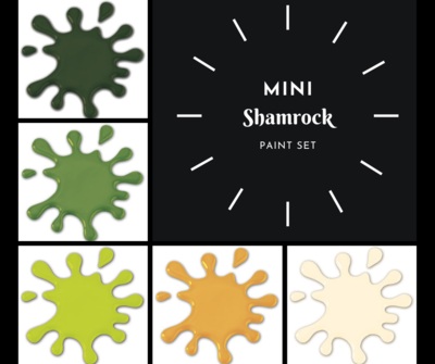 Mini "Shamrock" Paint Set (5 Colors)