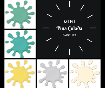 Mini "Pina Colada" Paint Set (5 Colors)