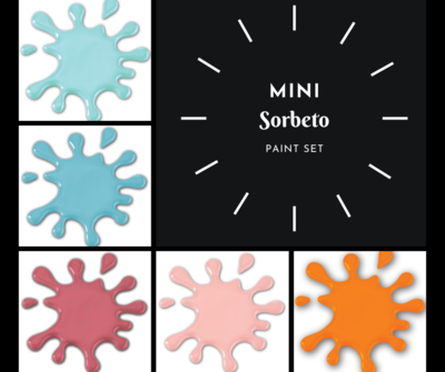 Mini "Sorbeto" Paint Set (5 Colors)