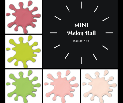 Mini "Melon Ball" Paint Set (5 Colors)