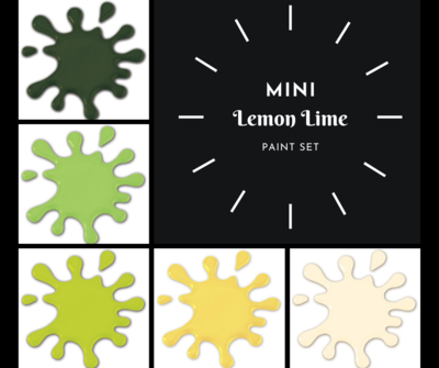 Mini "Lemon Lime" Paint Set (5 Colors)