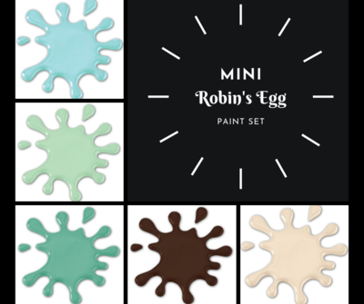 Mini "Robin's Egg" Paint Set (5 Colors)