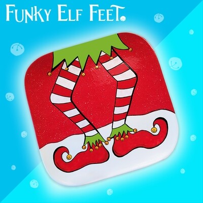Funky Elf Feet Platter with Project Guide & Paint Kit