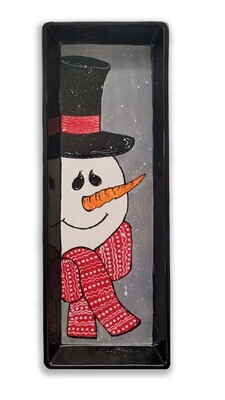Winter Snowman Tray with Project Guide & Paint Kit