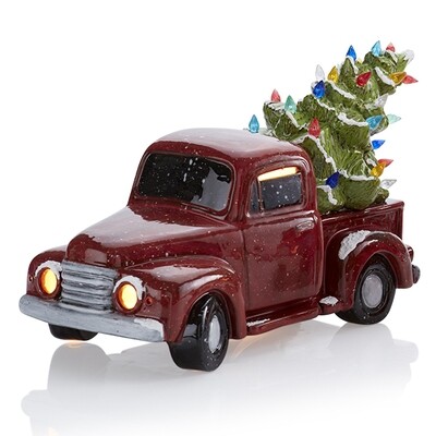 Vintage Truck with Tree - Pottery Glazes with Project Guide & Paint Kit