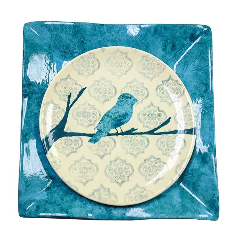 Vintage Wallpaper Bird Set with Project Guide & Paint Kit