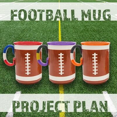 Football Mug with Project Guide & Paint Kit