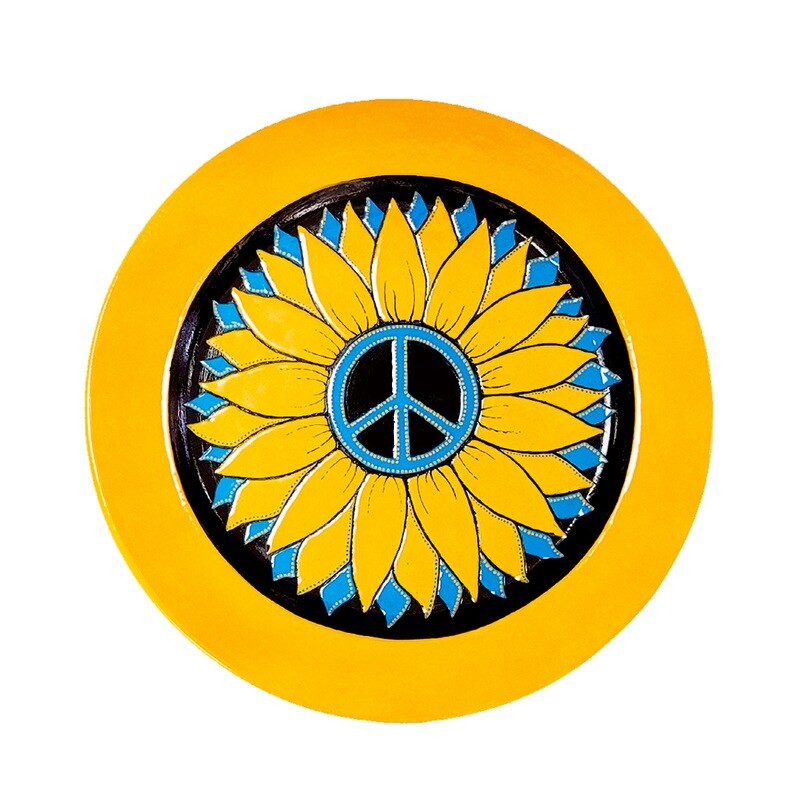 Peace Flower Platter with Project Guide & Paint Kit