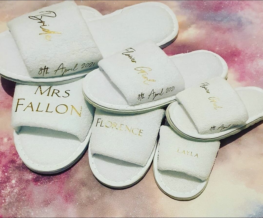 Bridal Party Slippers