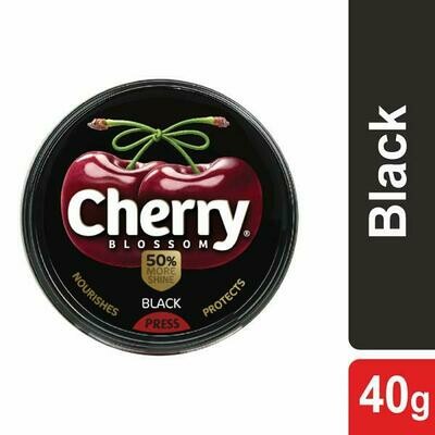 Cherry Shoe Polish Black 40g