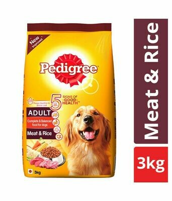 Pedigree Adult Meat & Rice 3kg